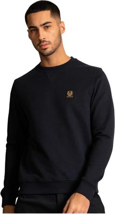 Belstaff Trainingsshirt - Heren - Sweatshirts - Blauw - 2XL - Katoen - Hoodies & sweatvesten