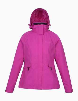 Mountain Warehouse Womens Mountain Warehouse Womens/Ladies Thunderstorm II 3 in 1 Waterproof Jacket - Pink - Size: 16