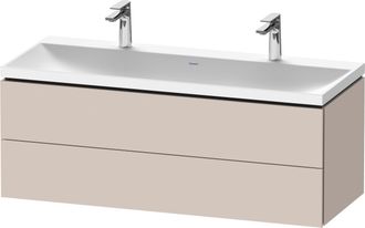 Duravit Duravit L-cube Conjunto En C Suspendido, 2 Cajones, 2 Lavabos