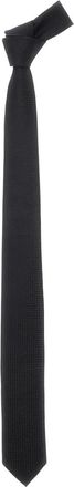 Emporio Armani Cravatta a quadri - Nero