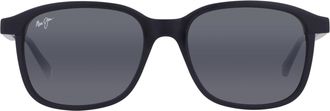 Maui Jim Makuahine Grey Square Mens Sunglasses MJ0654SA 001 55