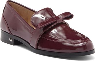 Stuart Weitzman Emma Bow Loafer in Cabernet at Nordstrom Rack, Size 5.5