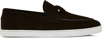 Christian Louboutin Chambeliboat Leather Loafers