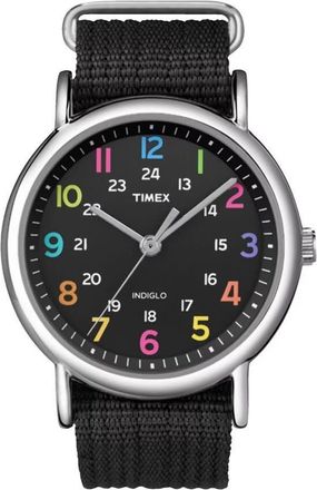 Timex Weekender Quartz Black Dial Unisex Watch T2N855