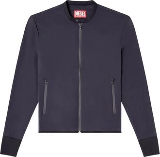 Diesel Bomber con zip - Blu