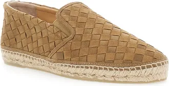 Castaner Mens Espadrilles Serraje Arena Brown Leather Calf Shoe