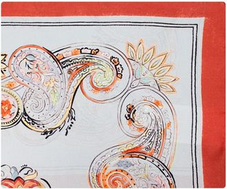 Etro Multicolour Paisley Zijden Sjaal - Dames - Zijden sjaals - Veelkleurig - ONE Size - Accessoires