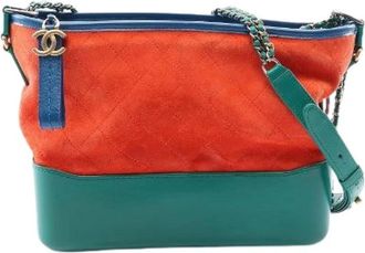 Chanel Pre-owned Gabrielle Suede Shoulder Bag - Dames - Vintage Schoudertas - Veelkleurig - ONE Size - Vintage