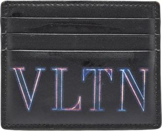 Valentino Tweedehands leren portemonnees - Dames - Vintage Accessoires - Zwart - ONE Size - Leer - Vintage