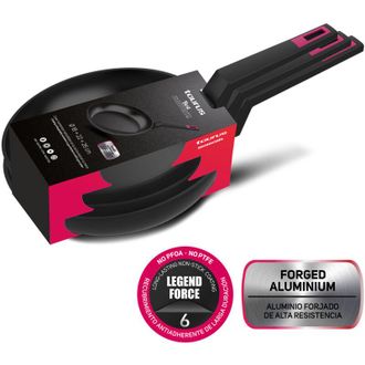 Taurus Best Moments Set Sartenes 18+22+26 - Set Sartenes Aluminio Forjado. 18+22+26 Cm. Mango Ergon&oacute;mico. Para Todos Los Fuegos. Recubrimiento Antiadherente.