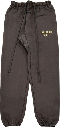Fear of God logo-print track pants - Brown