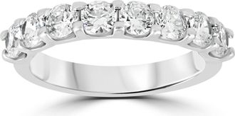 Pompeii3 2ct Diamond U Prong Wedding Ring 14k White Gold Anniversary Band