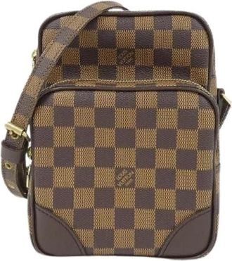 Louis Vuitton Pre-owned Damier Amazon Schoudertas - Dames - Vintage Schoudertas - Bruin - ONE Size - Vintage