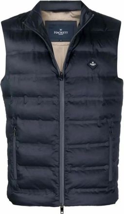Hackett Jassen, Heren, Blauw, L, Logo-Patch Gilet