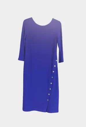 Joseph Ribkoff Womens Rivet Detail Dress In Royal Sapphire