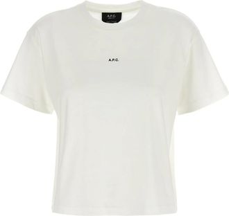 A.P.C. Mujer, Camisetas, Blanco, Talla: S
