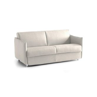 Dmora Dmora - Divano Letto 2 Posti Pandora, Sof&agrave; Trasformabile Per Salotto, Imbottito, Sfoderabile, Qualit&agrave; 100% Made In Italy, 180x95 H90 Cm, Beige