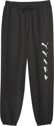 Puma Mens PUMA Rip N Dip Sweatpants - Black/White Size XXL