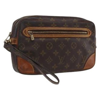 Louis Vuitton Pre-owned Monogram Clutch Bag - - Pre-owned - Donna - Marrone - ONE SIZE
