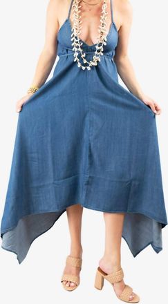 Lovestitch Denim Dreams Dress In Blue