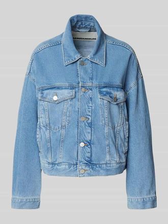 Armedangels Jeansjacke mit Umlegekragen Modell PAASITHE in Jeansblau, Gr&ouml;&szlig;e XL