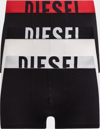 Diesel Men & apos;s Damien D-Pop Stretch 3-Pack Boxer Briefs