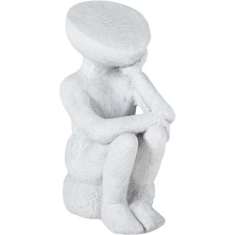 Beliani Beliani - Decorative Figurine Accent Piece MgO Indoor Outdoor Garden Decoration Grey Fria