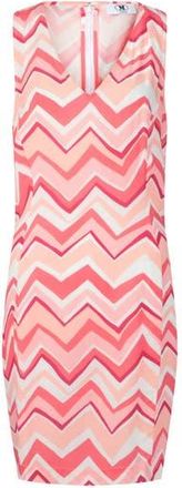 M Missoni Chevron Sleeveless Minidress in Pink Tones And White at Nordstrom Rack, Size X-Small