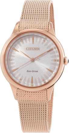 Citizen L Series Eco-Drive White Dial Ladies Watch EM1153-88A