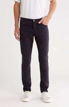 AG - Adriano Goldschmied Tellis Stretch Sateen Modern Slim Pants in New Navy at Nordstrom, Size 34 X 32