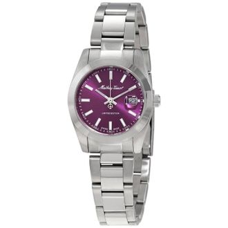 Mathey-Tissot Mathey-Tissot Womens Mathy Sunray Purple Dial Watch