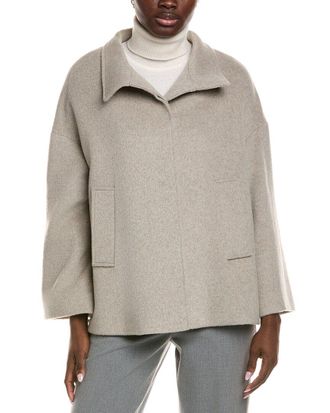 Cinzia Rocca Icons Wool-Blend Short Coat