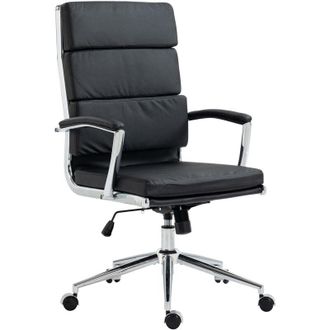Clp Clp - Silla De Oficina Cleveland Simil Cuero Negro