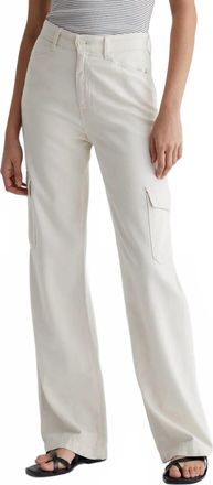 AG - Adriano Goldschmied Gatina Cargo Pants In Opal Stone