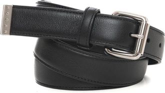 Hogan Kfmc 00X0100L41 Riem - Heren - Riemen - Zwart - ONE Size - Leer - Accessoires