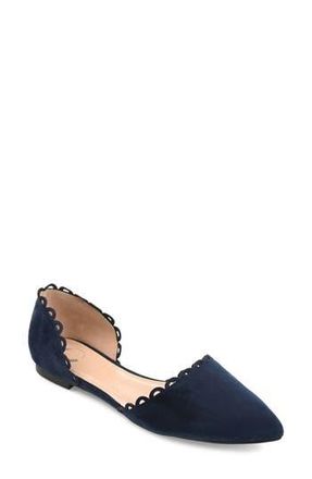 Journee Collection JOURNEE Jezlin Flat in Blue at Nordstrom Rack, Size 7