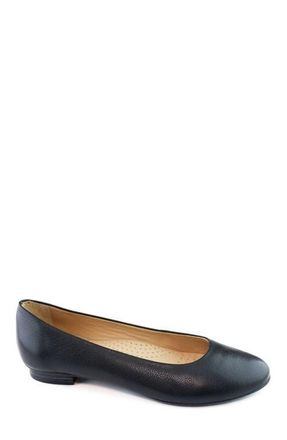 Marc Joseph New York Ferris Leather Ballet Flat in Black Napa Soft at Nordstrom, Size 9.5