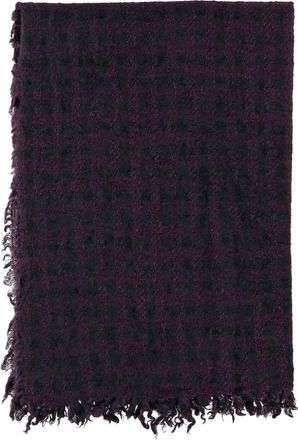 Faliero Sarti Sciarpa a quadri - Rosso