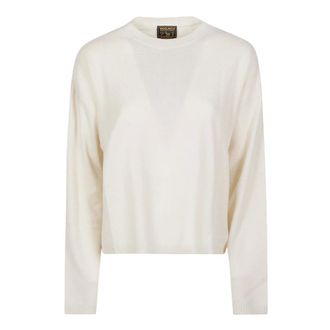 Woolrich Dames, Truien, Wit, Maat: M Wol