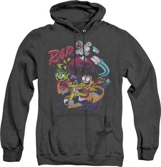 Gildan Teen Titans Go To The Movies Rad Adult Heather Hoodie / Hooded Sweatshirt