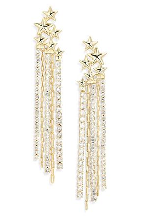 Kendra Scott Cassidy Statement Drop Earrings in Gold White at Nordstrom