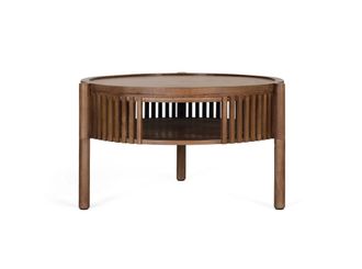 Giner&Colomer Mesa de centro de madera de mango de 80 cm