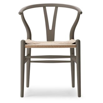 Carl Hansen & S&oslash;n Carl Hansen - CH24 Soft Wishbone Chair Ilse Crawford, Buche soft slate / Naturgeflecht