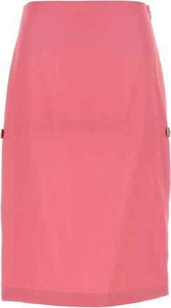 Fendi Fluo Pink Viscose Blend Skirt