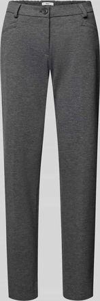 Brax Brax Hose mit elastischem Bund und Bügelfalten Modell MARON in Dunkelgrau Melange, Größe 36
