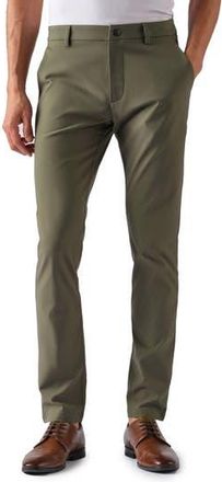 Rhone Gotham Slim Fit Water Repellent Pants in Lichen Green at Nordstrom Rack, Size 36