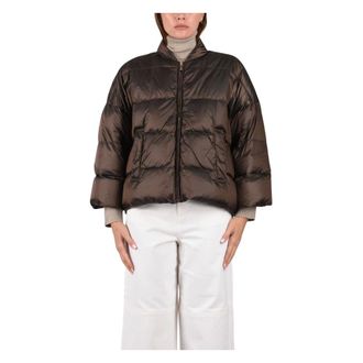 Max Mara Plum&iacute;fero Mtcmeringa - Jackets - Mujer - Marr&oacute;n - XS