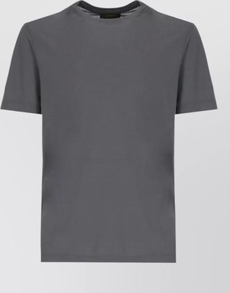 Zanone crew neck short sleeve cotton t shirt