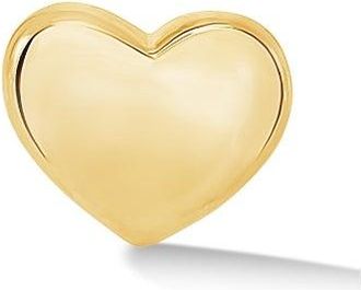 Dower & Hall Mens Single Sculptural Mini Heart Stud