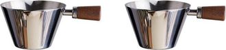 OEM 2 Tazas Medidoras De Acero Inoxidable De 90 Ml, Tazas De Espresso, Jarra Peque&ntilde;a Para Caf&eacute; Y Leche, Taza De Espresso, Taza Medidora De Cocina, Color P